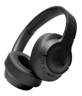 Saindo por R$ 265: Fone de ouvido over-ear sem fio JBL Tune 710BT preto | Pelando