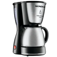 Cafeteira Elétrica Mondial Dolce Arome Thermo Inox C-34 15 Xícaras – Preta/Inox