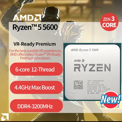 Processador Amd Ryzen 5 5600 3.5 ghz