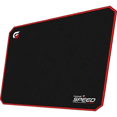 Mouse Pad Gamer (320x240mm) SPEED MPG101 Vermelho FORTREK | R$22