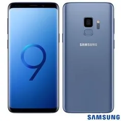 Samsung Galaxy S9 Azul, com Tela de 5,8”, 4G, 128 GB e Câmera de 12 MP