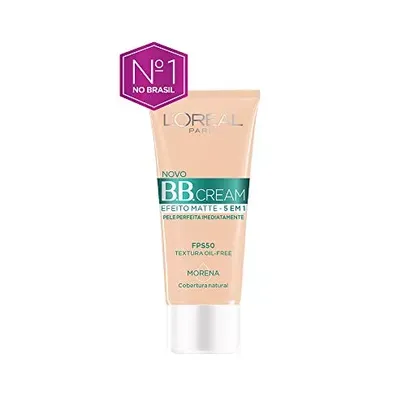 Base BB Cream L'Oréal Paris Efeito Matte FPS 50, 30ml