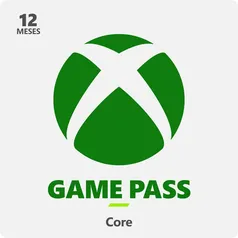 [App] Assinatura Xbox Game Pass Core: 12 Meses - R$200