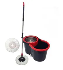 Balde Mop Spin 360° Preto Centrifuga Inox + Refil
só R$ 45,90 (Frete Prime)