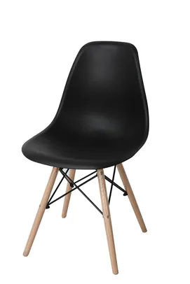 Cadeira Eames c/ Pés em Madeira Preto Coisas  Coisinhas