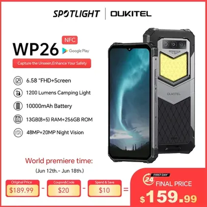 Smartphone Oukitel WP21 - 8GB/256GB