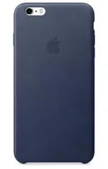 Capa Para iPhone 6s Plus Couro Azul