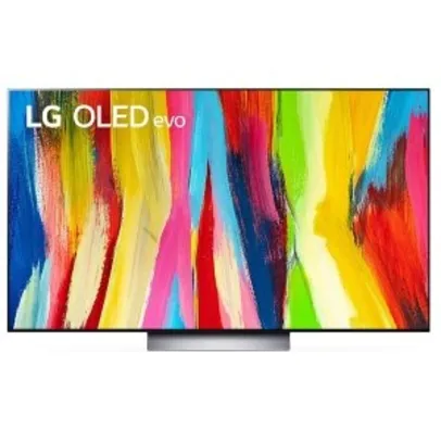 Smart TV LG 55 4K OLED OLED55C2PSA, ThinQ AI, Wi-fi Integrado