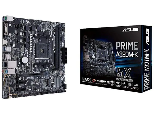 Placa Mãe Asus A320M-K/BR AMD AM4 DDR4