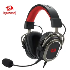 [Taxa Inclusa] Headset Gamer Usb REDRAGON H710 Pro, 7.1 Surround com Controlador EQ, Cancelamento de ruído ativo, Princípio do Vocalismo Dinâmico, 
