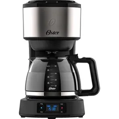 Cafeteira Digital Oster Ocaf500 800W Day Light Aço Inox Preta