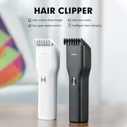 [APP/Taxa Inclusa] - Xiaomi Enchen Hair Clipeer Máquina de cortar Cabelo Recarregável 