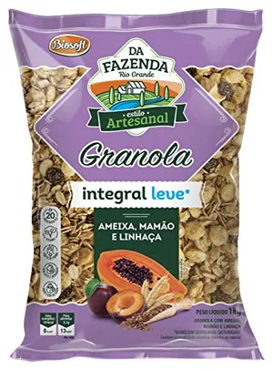 BIOSOFT Granola Ameixa Mamao E Linhaca Light/Leve 1Kg