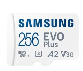 3 Unidades Samsung Memory Card EVO Plus 256GB [MEMBERS]