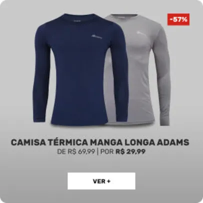 Camisa Térmica Manga Longa Adams - Masculina