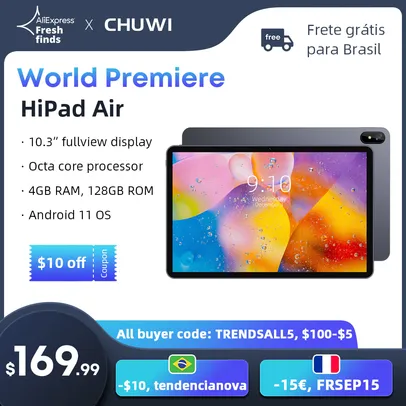 Hipad Chuwi Air 10.3" Unisoc t618 4gb/128gb 7000mah