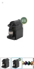 Cafeteira Nespresso Inissia Preta 110 ou 220