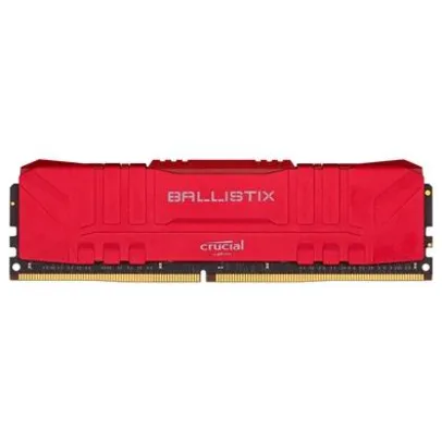 Memória RAM Crucial Ballistix 16GB DDR4 3000 Mhz, CL15 | R$510