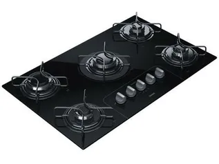 Cooktop 5 Bocas Consul Preto a Gás GLP | R$ 449