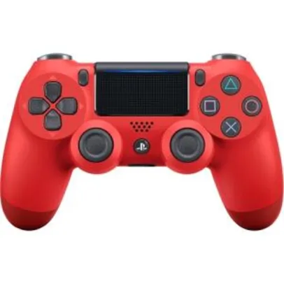 (CC Americanas) Controle Sem Fio PS4 Dualshock Vermelho - Sony R$168