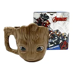 Caneca 3d Baby Groot Marvel 350ml