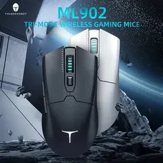 [App/Taxas Inclusas] Mouse Gamer Sem Fio Thunderobot ML602 - Sensor PAW3395 