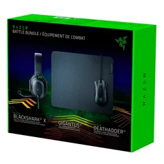 Kit Gamer com Mouse+ Headset + Mousepad Razer RZ85-03240100-B3U1 Preto