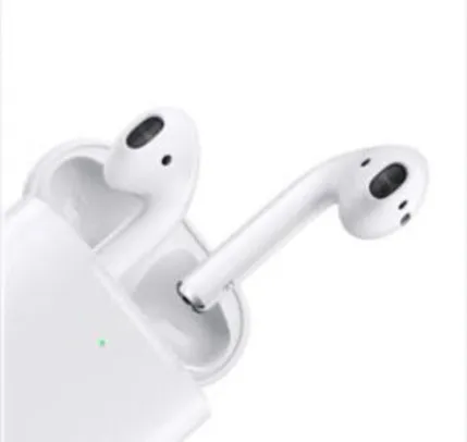 Fone de Ouvido Apple AirPods 2 com Estojo de Recarga sem Fio