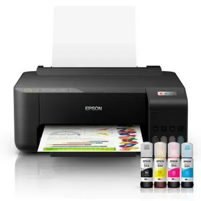 [Com Cashback Pelando R$719] Impressora Jato de Tinta Epson EcoTank L1250, Colorida, USB, Wifi, Duplex, Bivolt, Preto - C11CJ71302