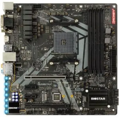 Placa Mãe Biostar Racing B450GT3, Chipset B450, AMD AM4, mATX, DDR4 - R$649