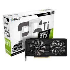 Placa de Vídeo Palit NVIDIA GeForce RTX 3060 Ti Dual OC, LHR, 8GB, GDDR6, DLSS, Ray Tracing, NE6306TS19P2-190AD