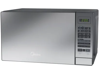 Foto do produto Micro-ondas Midea 20L Mrae21 - Prata Espelhado