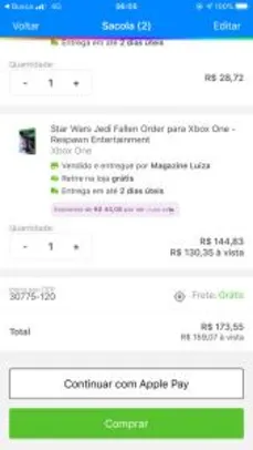 [Clube da Lu/APP] Star Wars Jedi Faller Order - Xbox One R$ 130