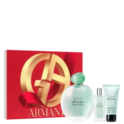 Conjunto Acqua di Gioia Giorgio Armani Feminino (3 Produtos)