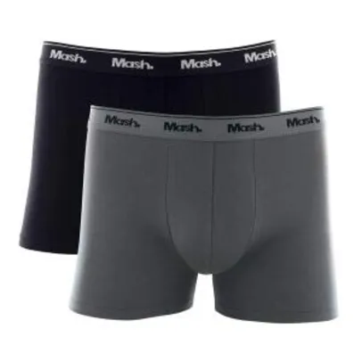 Kit 2 Cuecas Boxer, Mash, Masculino | R$21