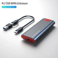 Case SSD M2 Nvme em Alumínio 