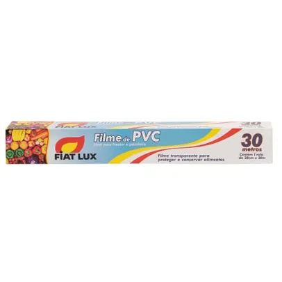 Fiat Lux Filme Pvc Em Rolo 28Cmx30M