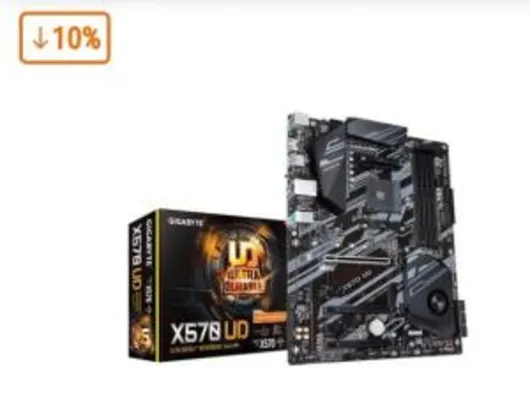 Placa-Mãe Gigabyte X570 UD, AM4, ATX, DDR4 | R$1199