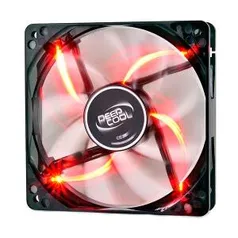 Cooler para Gabinete Deepcool Wind Blade, LED Vermelho - 120mm - CFM 65 | R$ 30