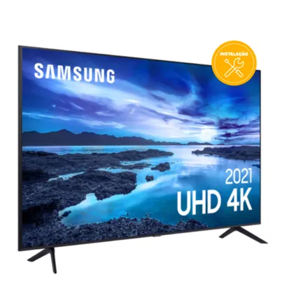 Smart TV 55" UHD 4K Samsung UN55AU7700GXZD