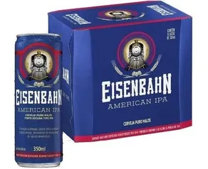 Pack Cerveja American Ipa Puromalte Eisenbahn Lata350ml 6un