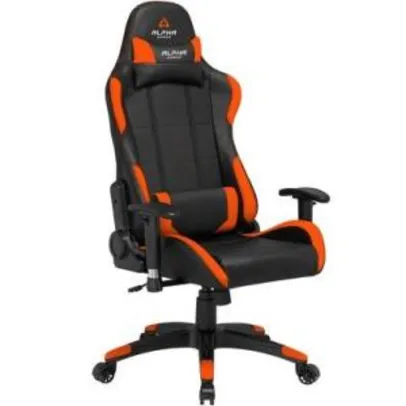 Cadeira Gamer Alpha Gamer Vega, Black Orange | R$690