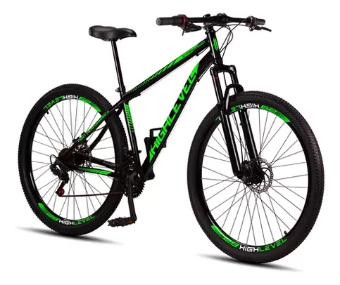 Bicicleta Aro 29 Aço Carbono Ksvj 21v Freios a Disco + Suspensão dianteira 