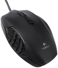 [Prime] Mouse Gamer MMO Logitech G600 com Iluminação RGB, Tecnologia LIGHTSYNC, 20 Botões Programáveis e Até