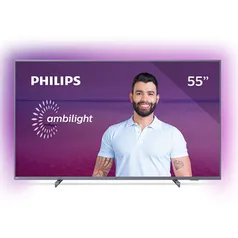 Smart TV Philips 55" 55PUG6794/78 Ambiligh | R$2474