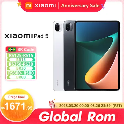 Tablet Rom global Xiaomi pad 5 snapdragon 860