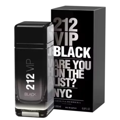 212 VIP Black Carolina Herrera Edp - Perfume Masculino 200ml