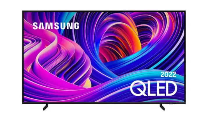 Smart TV Samsung 50 QLED 4K, HDR, Wifi, Bluetooth, HDMI, USB, Alexa e Google Assistente, Preto - QN50Q60BAGXZD