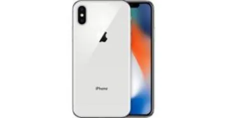 Apple iPhone X Cinza Espacial 64GB com 5,8", iOS 11, Processador A11 64 bits, Câmera dupla de 12 MP Desbloqueado - R$ 4999