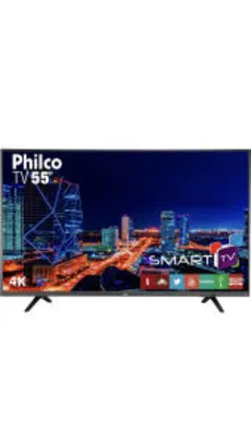 [Ame R$1999] Smart TV LED 55” Philco PTV55U21DSWNT UHD 4K R$2499